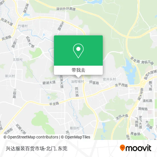 兴达服装百货市场-北门地图