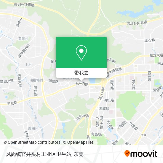凤岗镇官井头村工业区卫生站地图