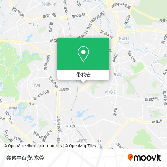 鑫铭丰百货地图