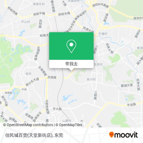 佳民城百货(天堂新街店)地图