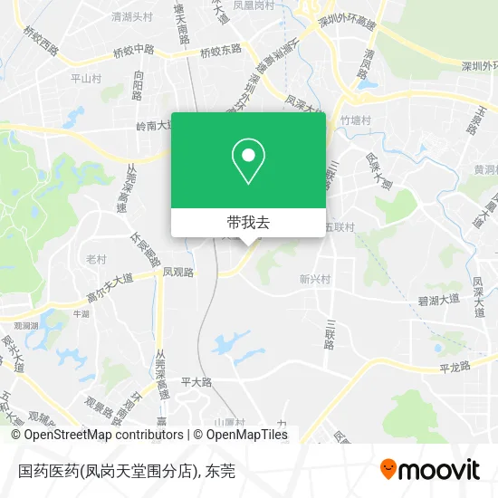 国药医药(凤岗天堂围分店)地图