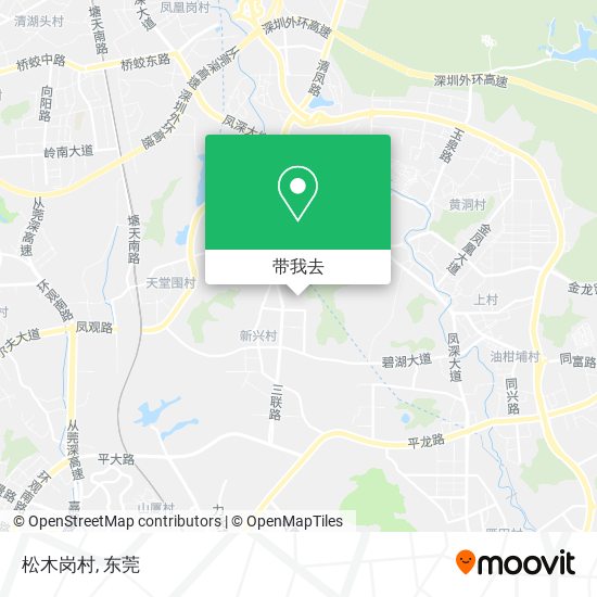 松木岗村地图