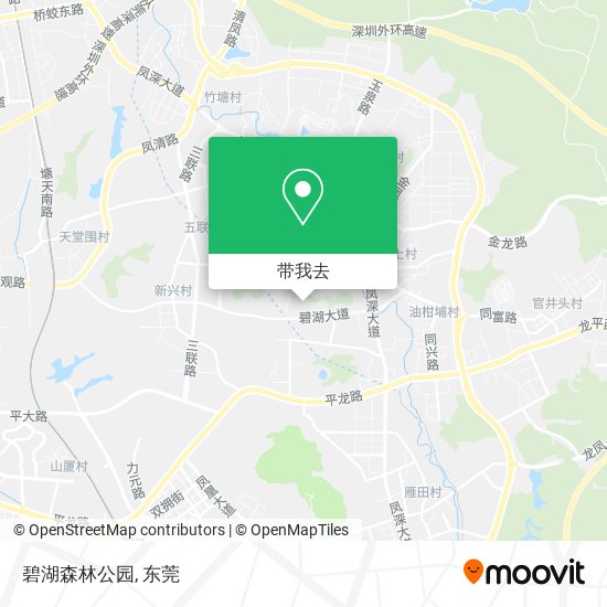 碧湖森林公园地图