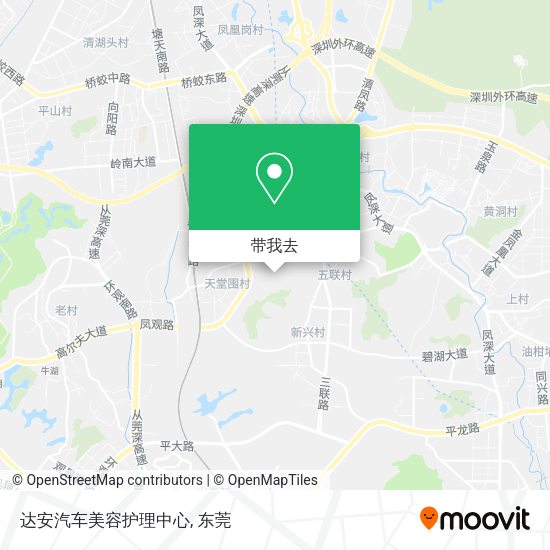 达安汽车美容护理中心地图