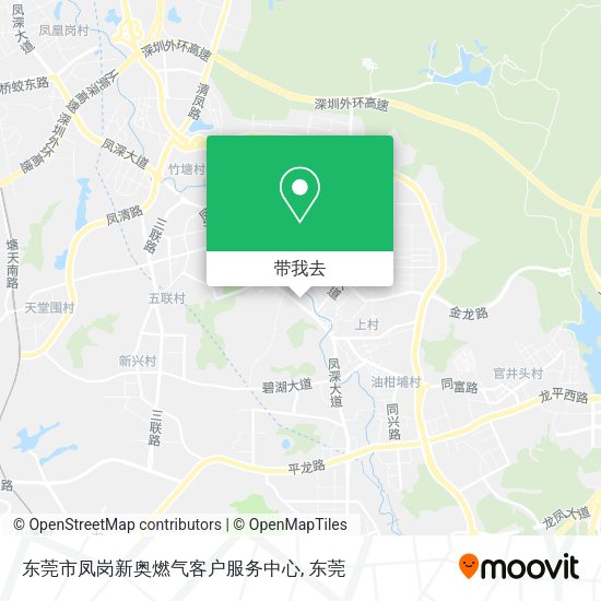 东莞市凤岗新奥燃气客户服务中心地图
