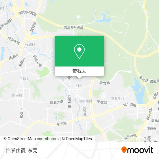 怡景住宿地图