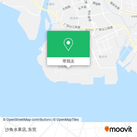 沙角水果店地图