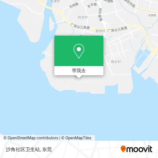 沙角社区卫生站地图