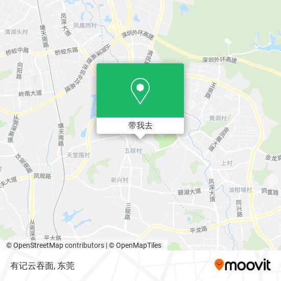 有记云吞面地图