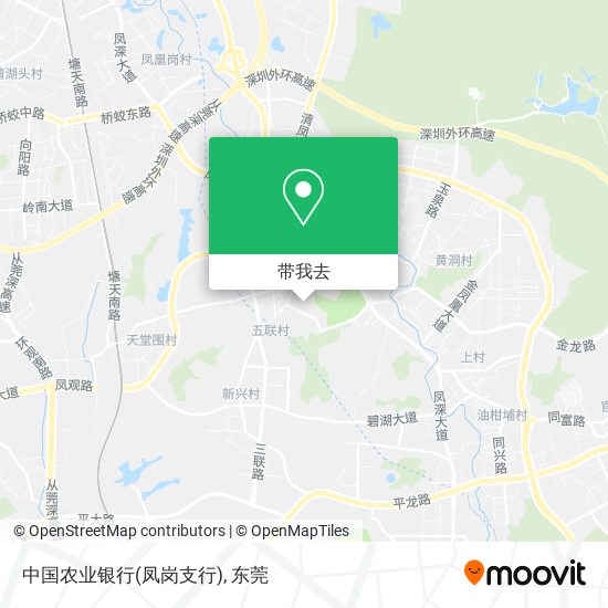 中国农业银行(凤岗支行)地图