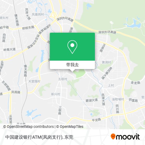 中国建设银行ATM(凤岗支行)地图