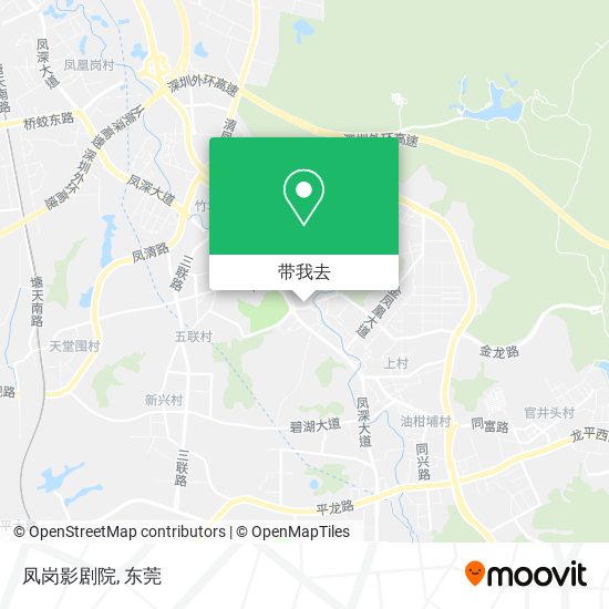 凤岗影剧院地图