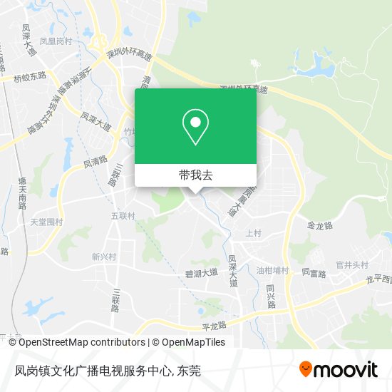 凤岗镇文化广播电视服务中心地图