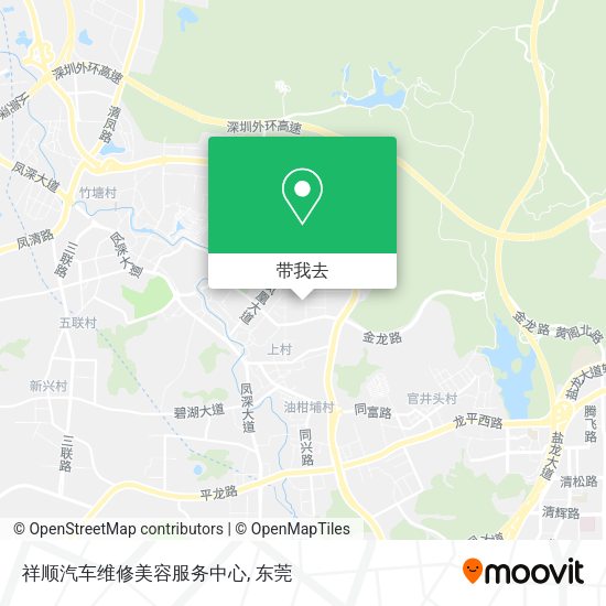 祥顺汽车维修美容服务中心地图