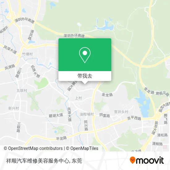 祥顺汽车维修美容服务中心地图