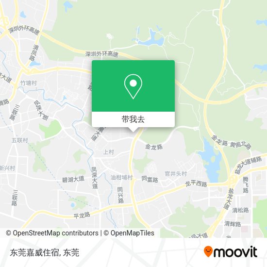 东莞嘉威住宿地图