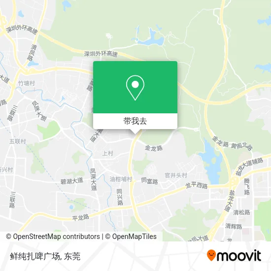 鲜纯扎啤广场地图