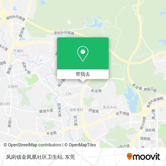 凤岗镇金凤凰社区卫生站地图