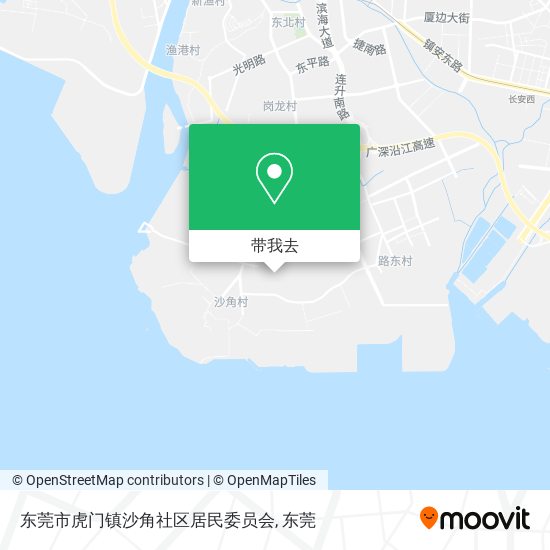 东莞市虎门镇沙角社区居民委员会地图