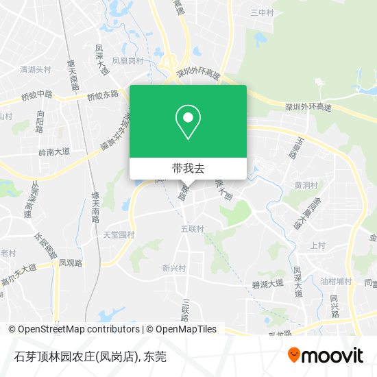 石芽顶林园农庄(凤岗店)地图