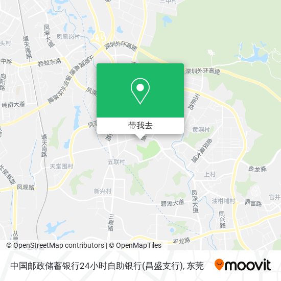 中国邮政储蓄银行24小时自助银行(昌盛支行)地图
