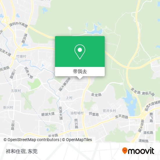 祥和住宿地图