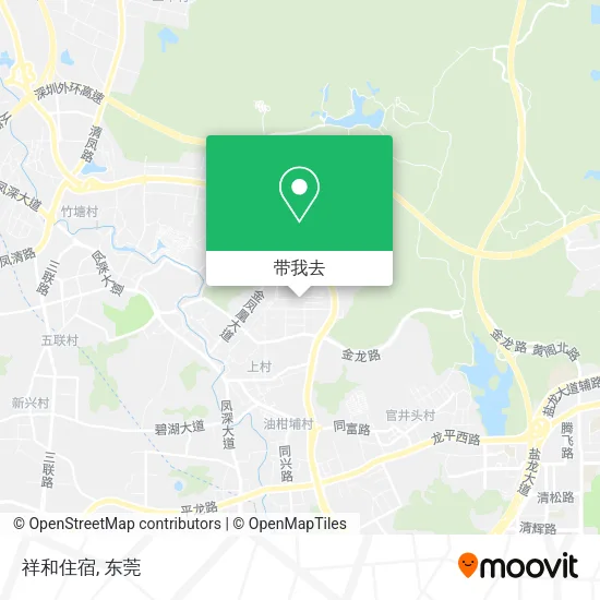祥和住宿地图