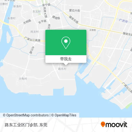 路东工业区门诊部地图