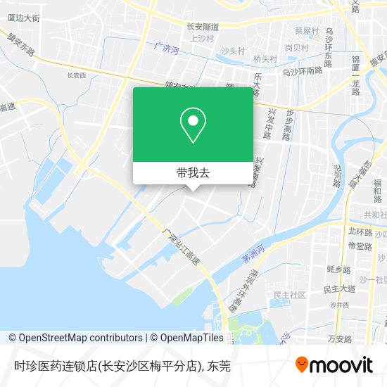 时珍医药连锁店(长安沙区梅平分店)地图