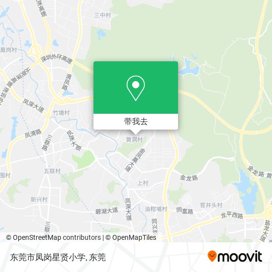 东莞市凤岗星贤小学地图