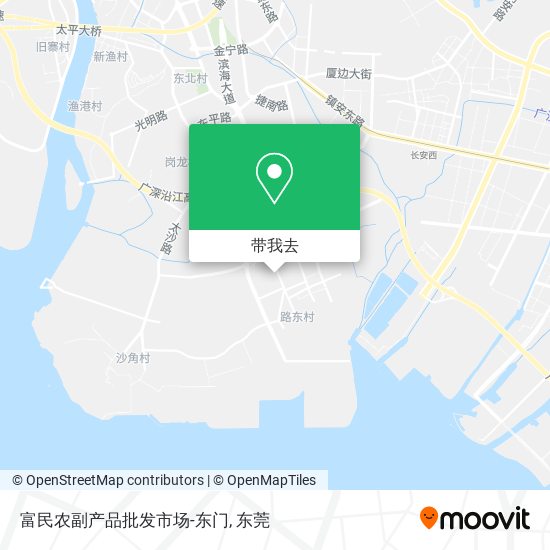 富民农副产品批发市场-东门地图