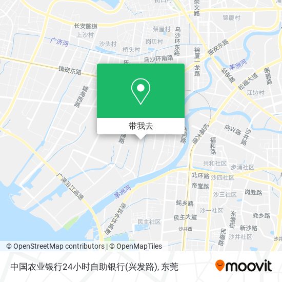 中国农业银行24小时自助银行(兴发路)地图