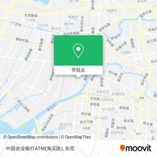 中国农业银行ATM(海滨路)地图