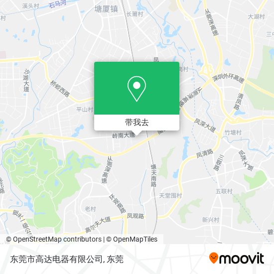 东莞市高达电器有限公司地图
