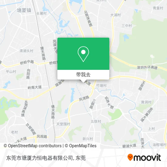 东莞市塘厦力恒电器有限公司地图