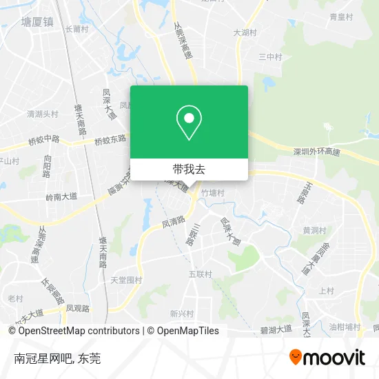 南冠星网吧地图