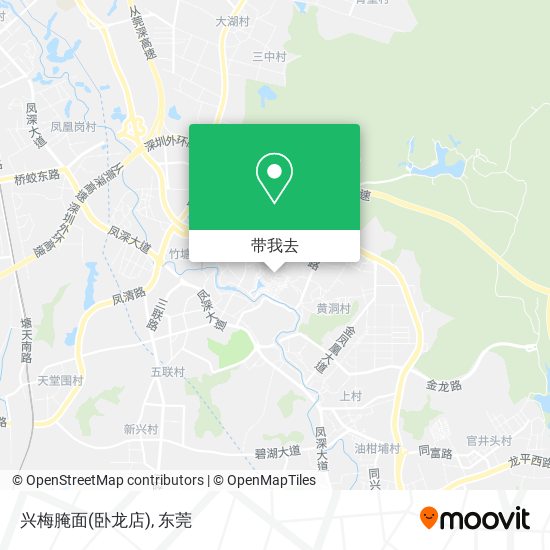 兴梅腌面(卧龙店)地图