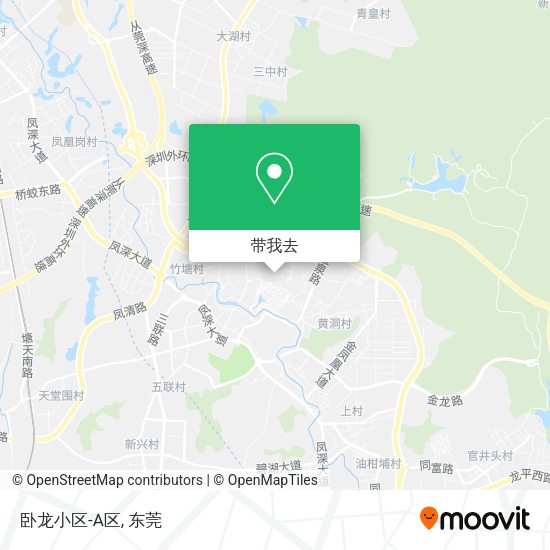 卧龙小区-A区地图