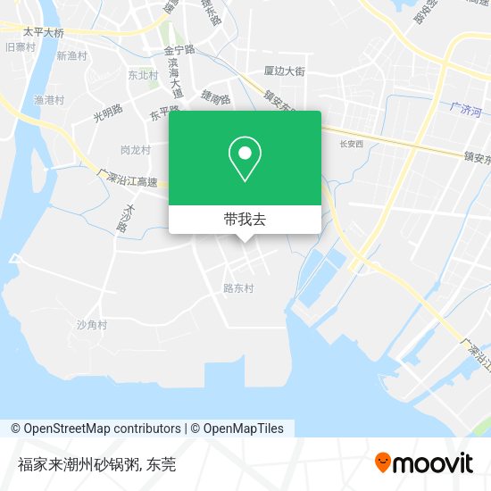 福家来潮州砂锅粥地图