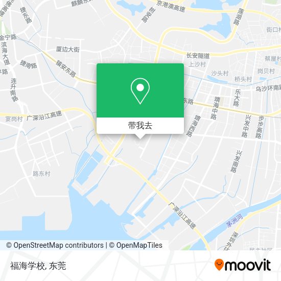福海学校地图