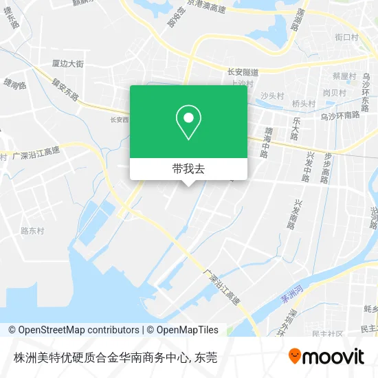 株洲美特优硬质合金华南商务中心地图