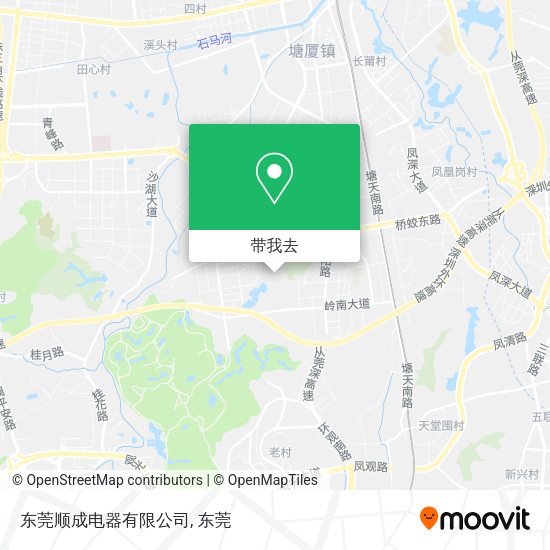 东莞顺成电器有限公司地图
