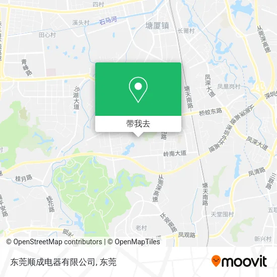 东莞顺成电器有限公司地图