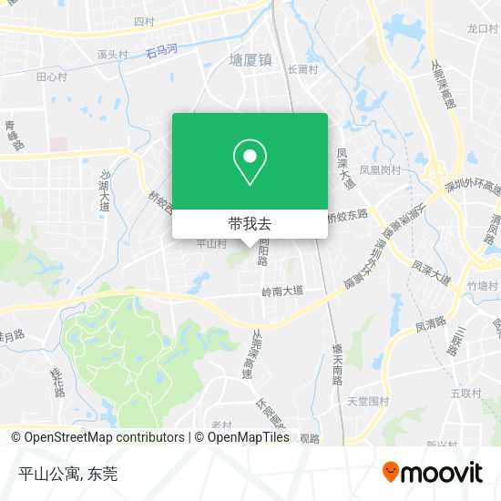 平山公寓地图