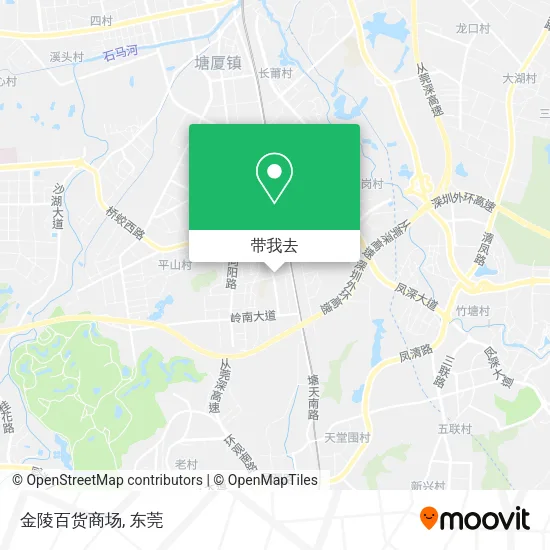 金陵百货商场地图