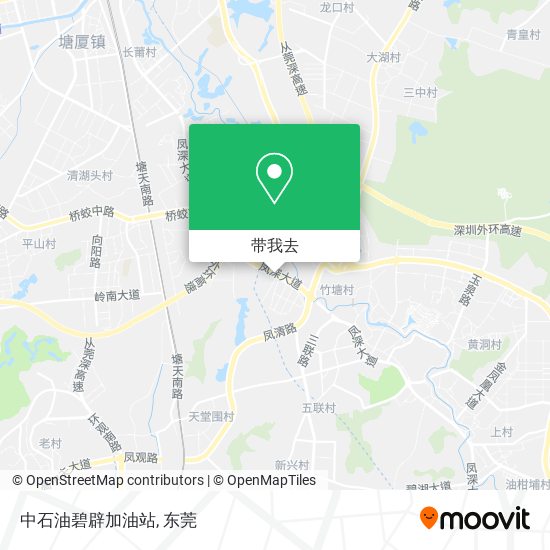 中石油碧辟加油站地图