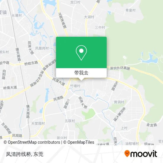 凤清跨线桥地图
