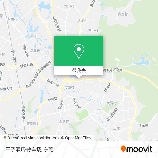 王子酒店-停车场地图