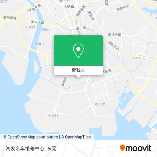 鸿发名车维修中心地图