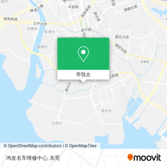 鸿发名车维修中心地图